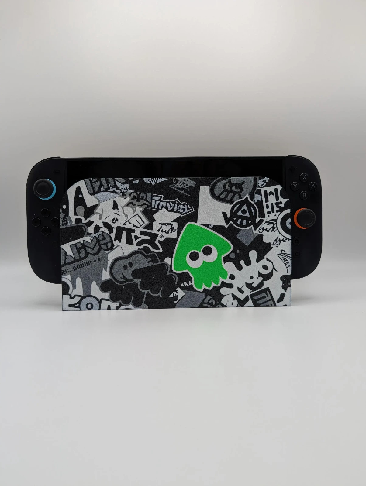 Splatoon Style Sticker Bombed Dock Cover Faceplate For Nintendo Switch 2
