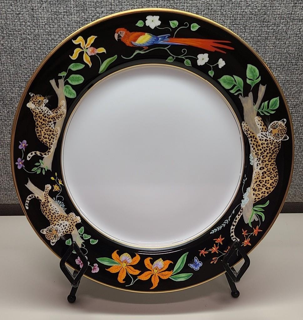Lynn Chase Jaguar Jungle Dinner Plate