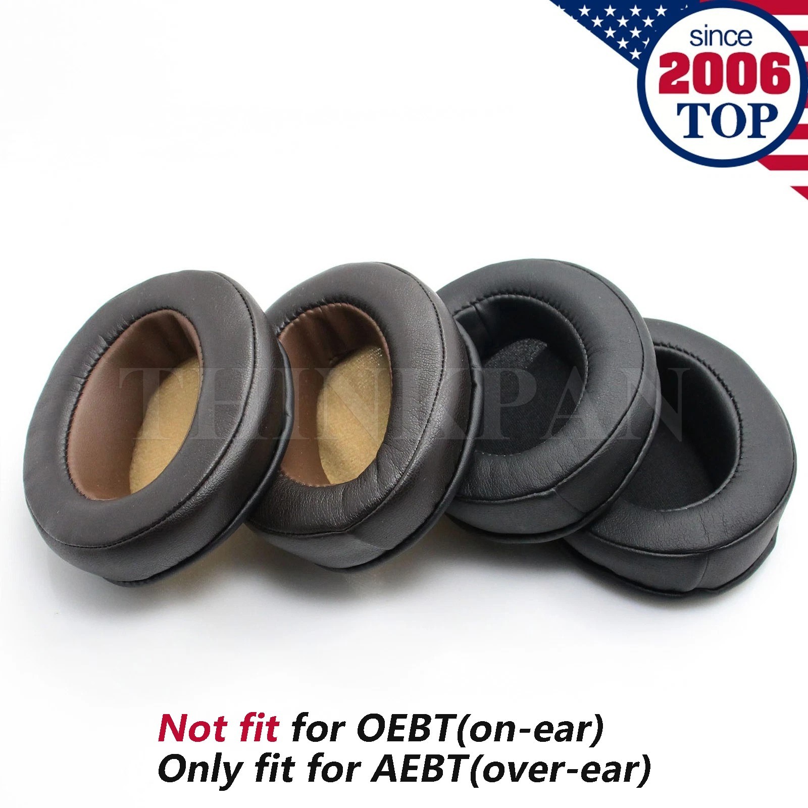 Ear Pads Foam Cushions for Sennheiser MOMENTUM Over-ear 2.0 Black/Brown Headphon
