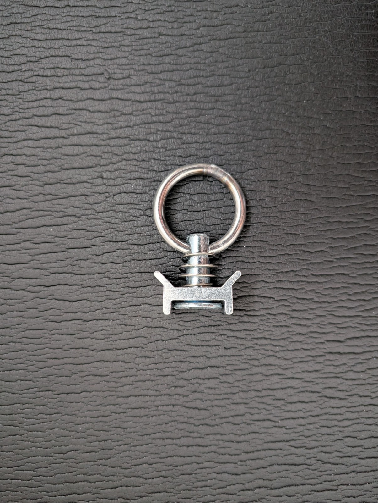 Cargo L Track Tie Down Ring Stud | Stainless | Load Restraint Airline Rail