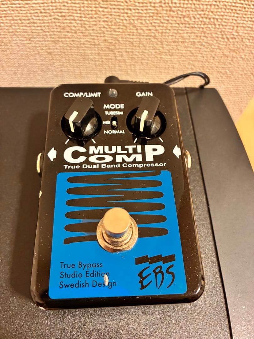 EBS MULTI COMP Dual Band Compressor Pedal