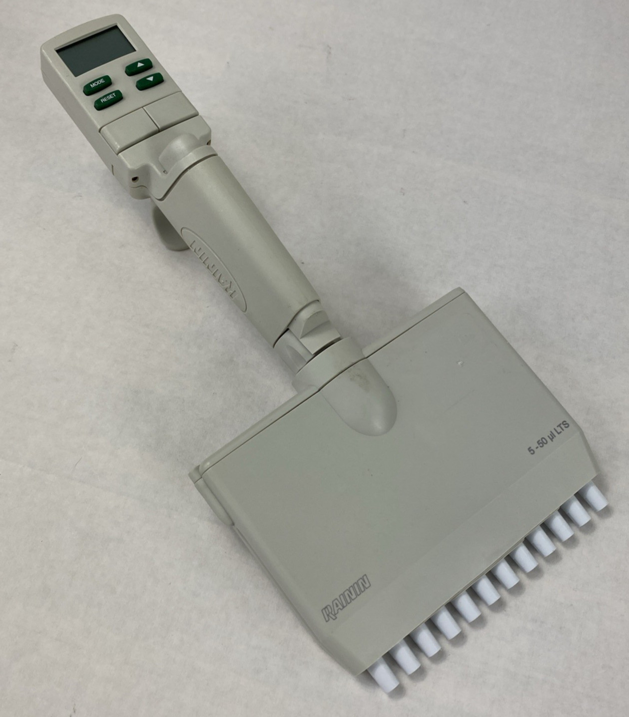 Rainin EDP3-Plus 5-50 uL LTS 12-Channel Digital Pipette Untested