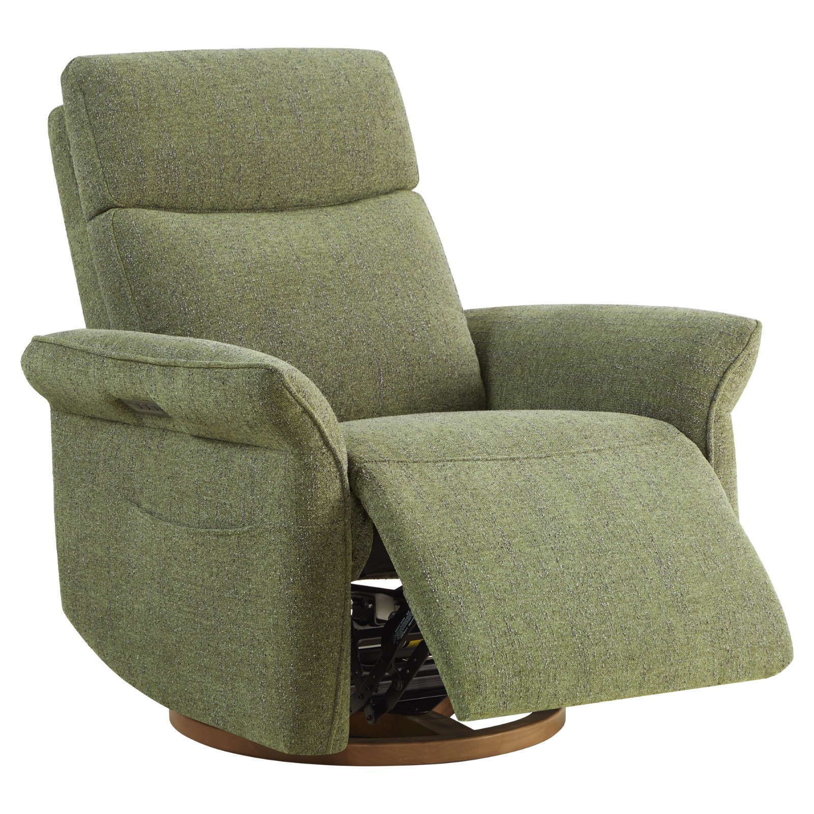 CHITA Recliner Chair, Triple-Motor Swivel Glider,GREENGARD Gold Certified,Green