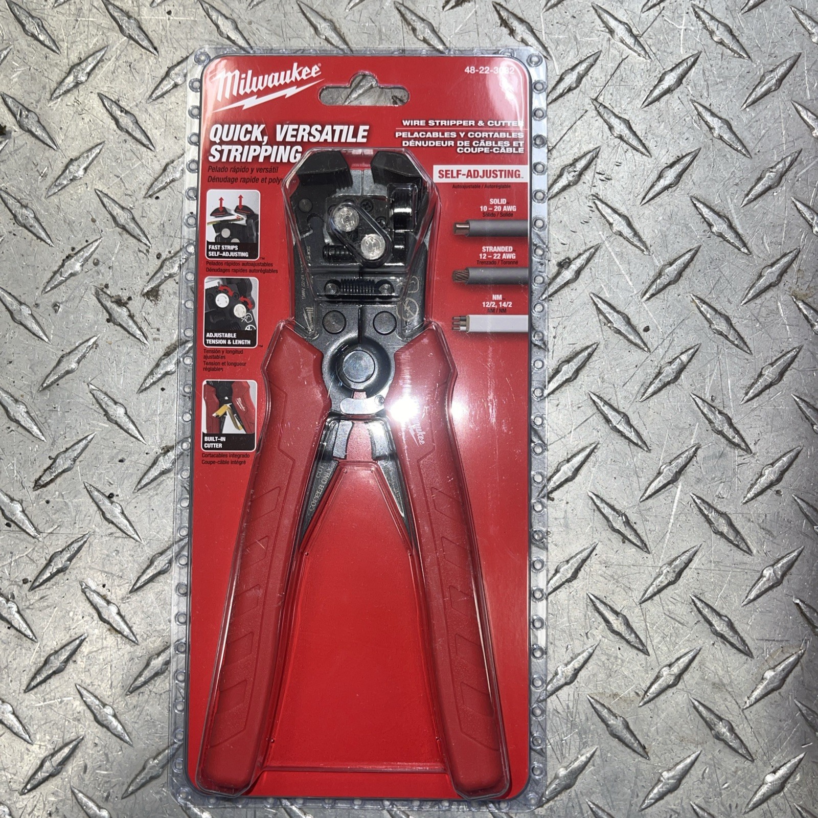 Milwaukee Tool 48-22-3082 Self-Adjusting Wire Stripper & Wire Cutter
