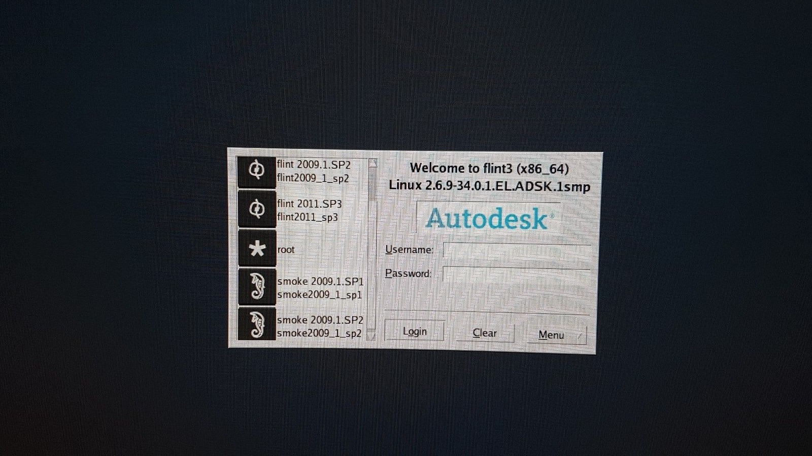 AUTODESK FLINT Linux 2011 and SMOKE Linux 2009 on HP XW9400