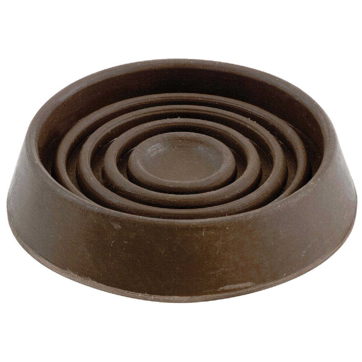 Do it 1-1/2 In. Inner Diameter Round Brown Furniture Leg Cup (4-Pack) 209864 SIM