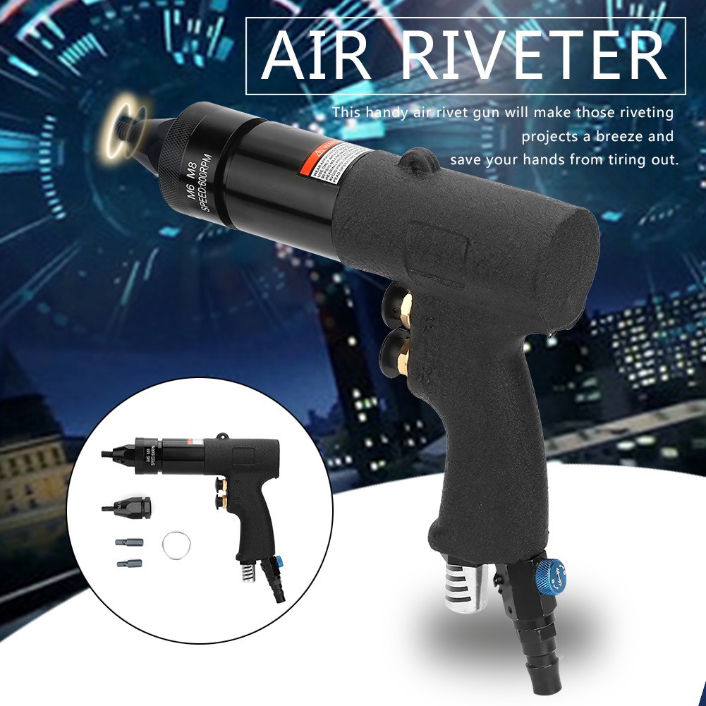 Pneumatic Riveting Pull Nut Automatic Air Riveter Nut Tool KP-739A