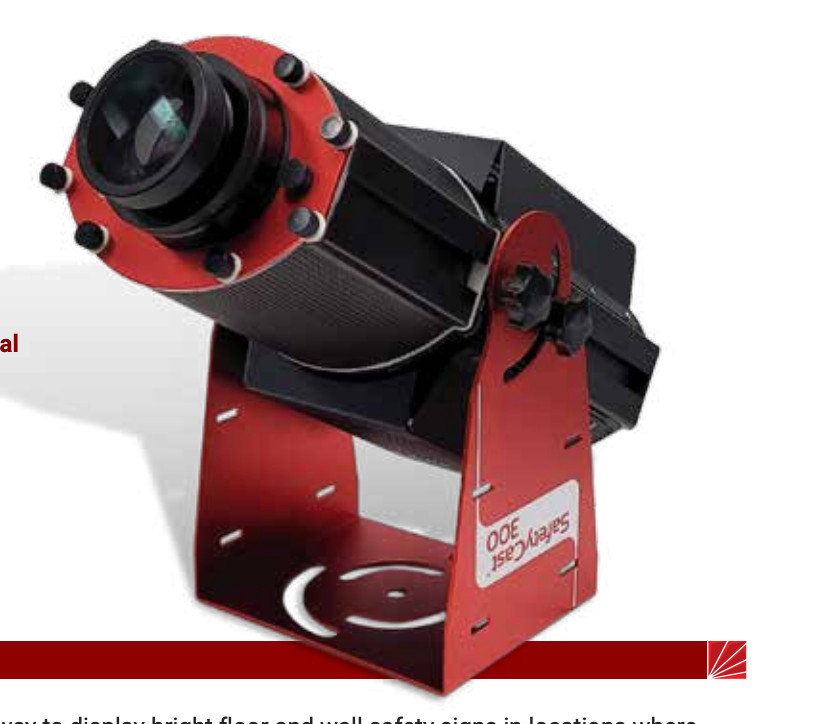 LaserGlow Technologies SafetyCast 300 Sign Projector Industrial Walkway LED