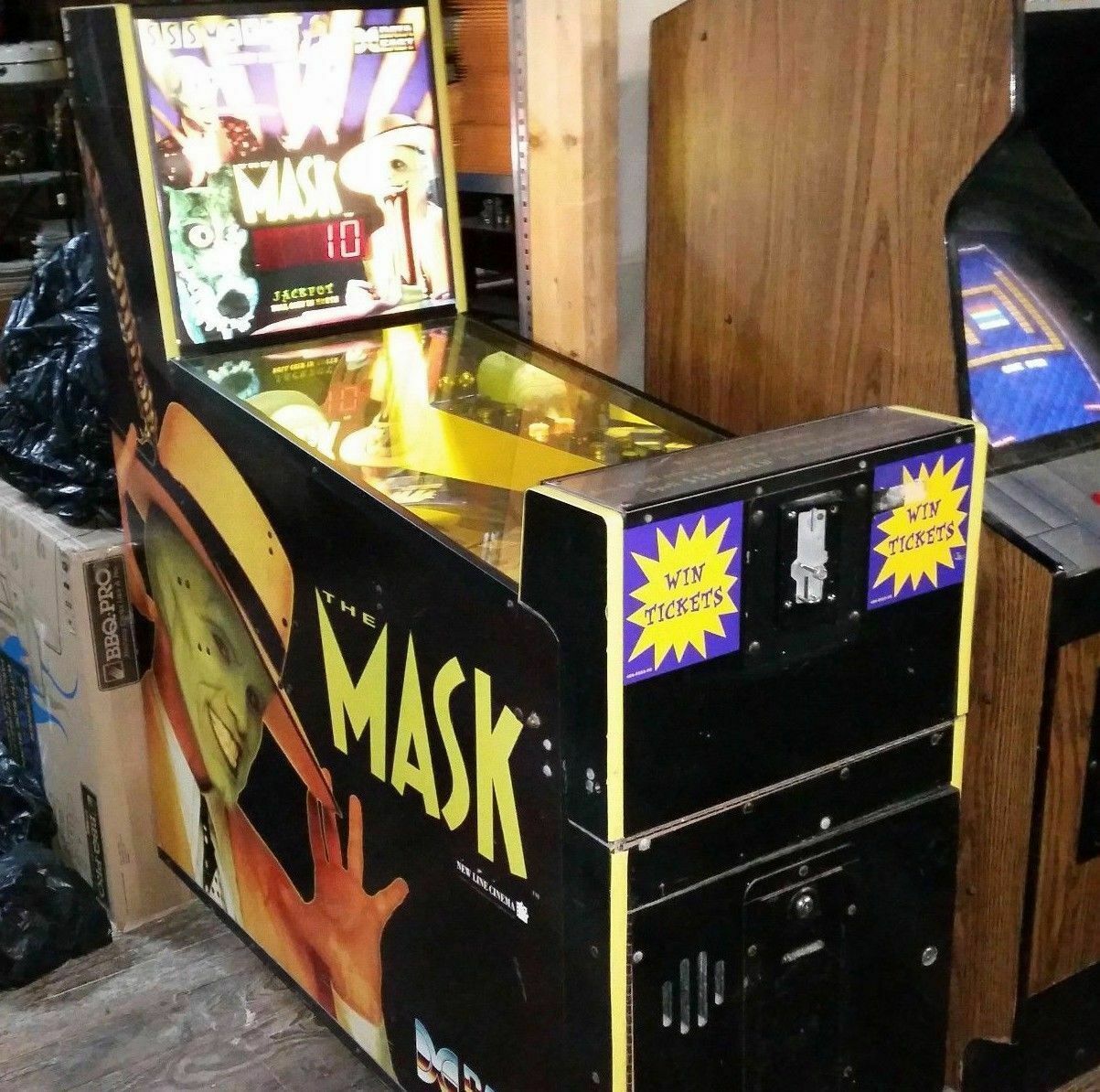 THE MASK Side Running Light Fixture for DATA EAST Ticket Redemption Arcade Game