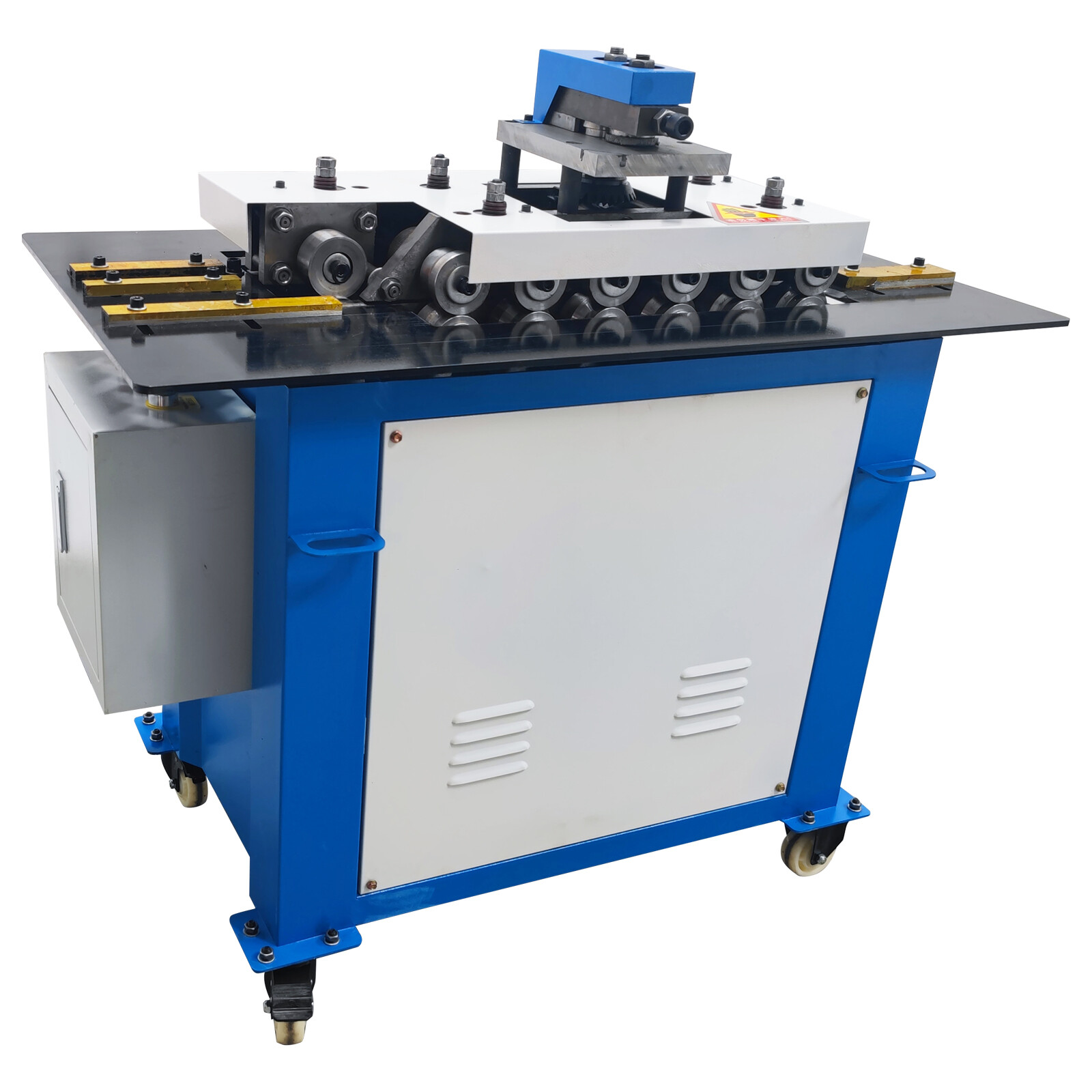 6 Shapes Lock Forming Machine 0.5-1.5mm Plate Edge Flanger Bending Machine 220V