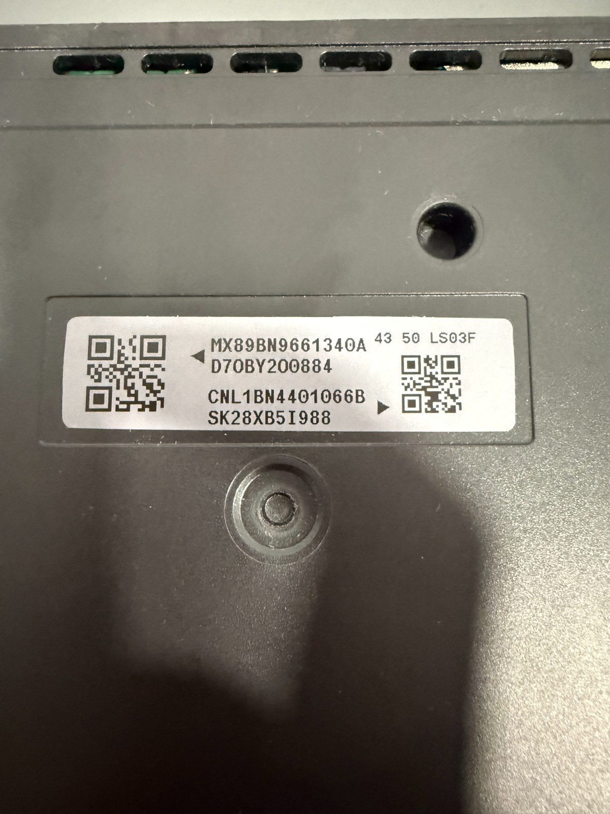 Samsung One Connect Box Model: SOC1001F