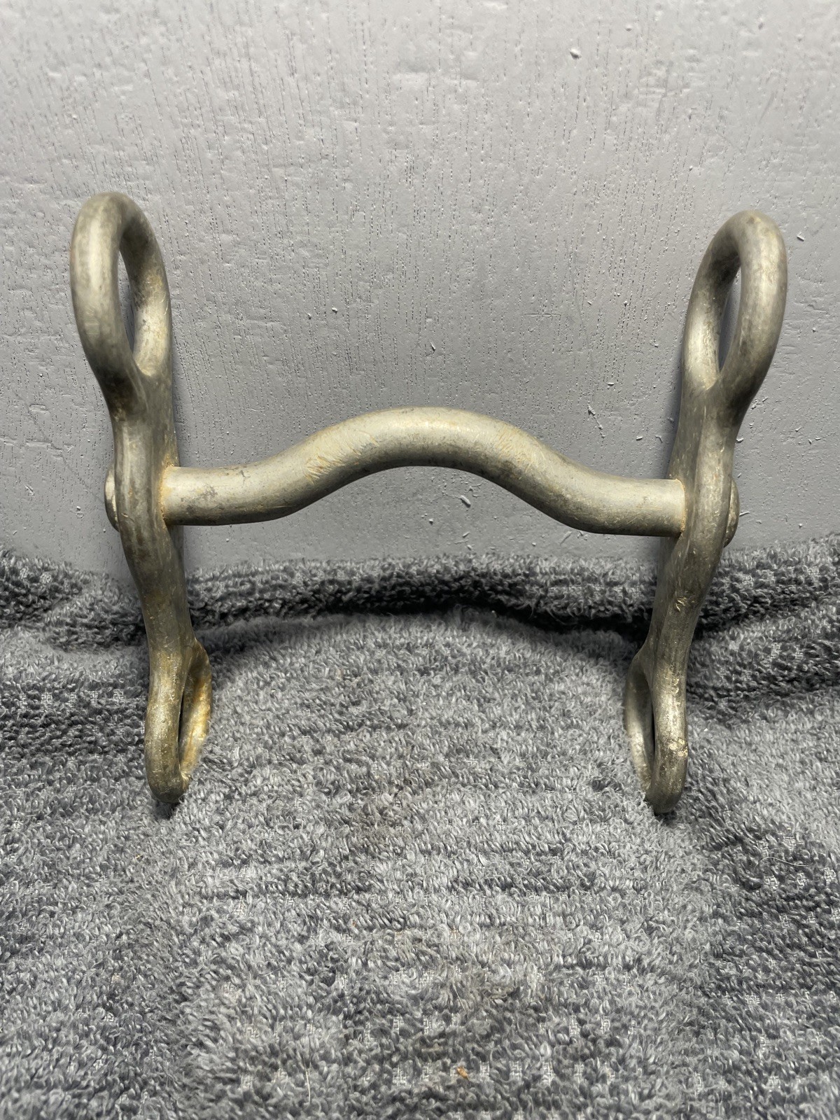 Vintage 4.5'' Curb Grazing Bit Tack for Miniature Horse/Pony - no markings