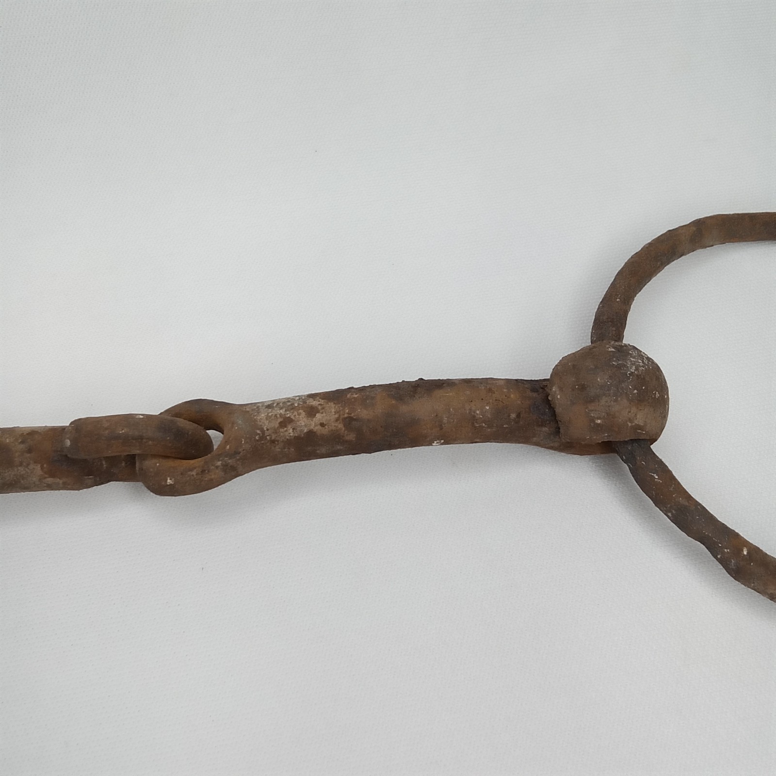 Antique Iron O Ring Horse Bit Snaffle Bit Style Mullen Jointed Mouthpiece 1900s