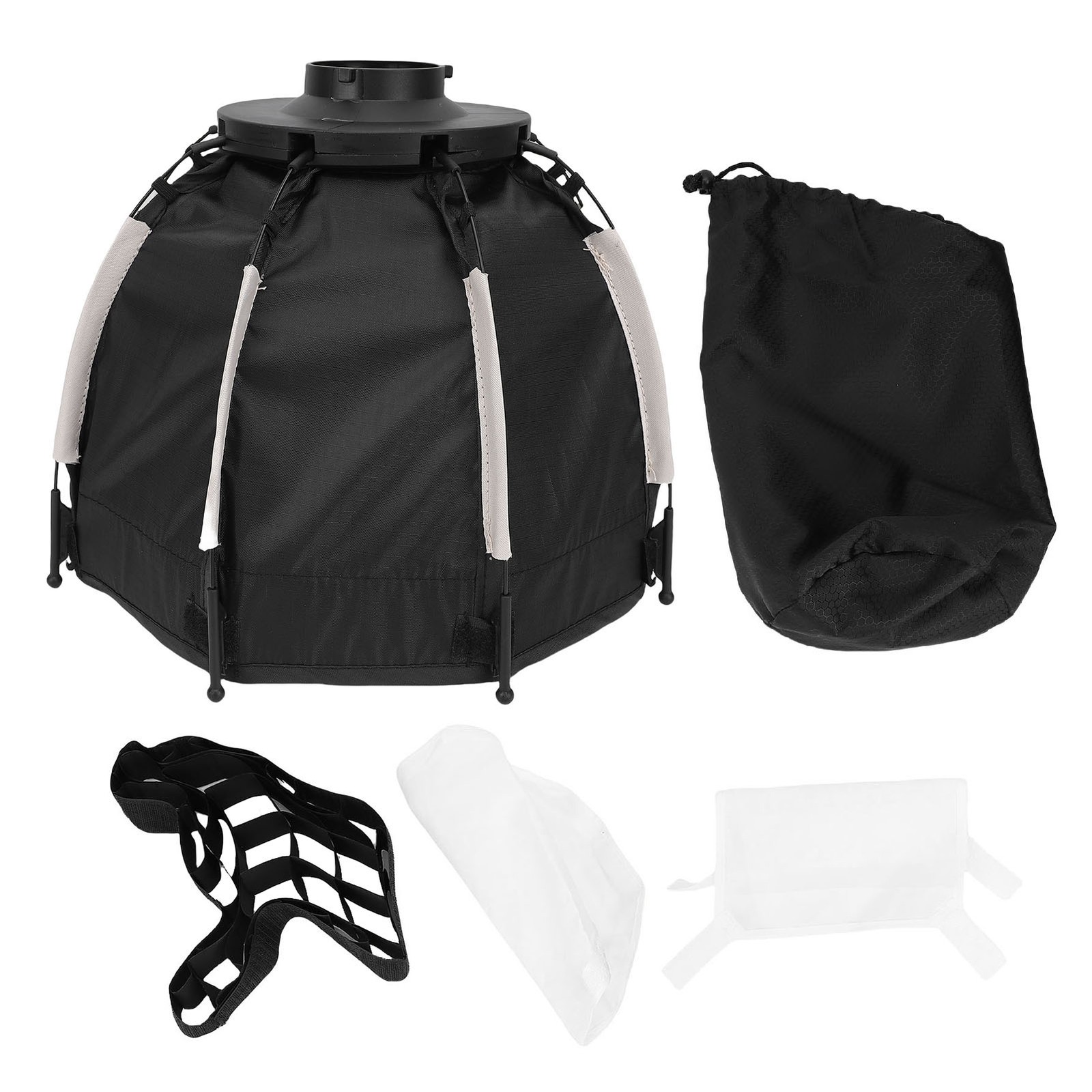 Portable Octagonal Softbox With Grid For Mount Fill Light