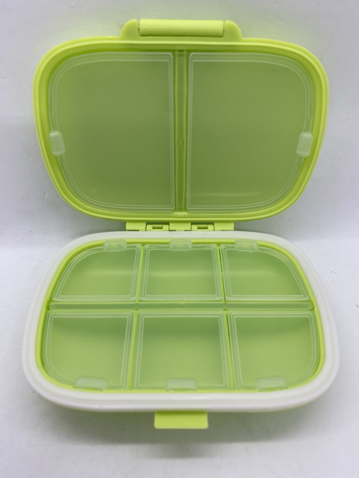 Infinite Age Weekly Pill Organizer Travel Case 8 Compartment Portable Box