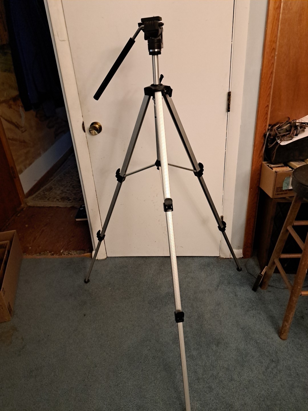 Hollywood Master FT Camera Tripod With Fluidtoro Panhead Nice Condition