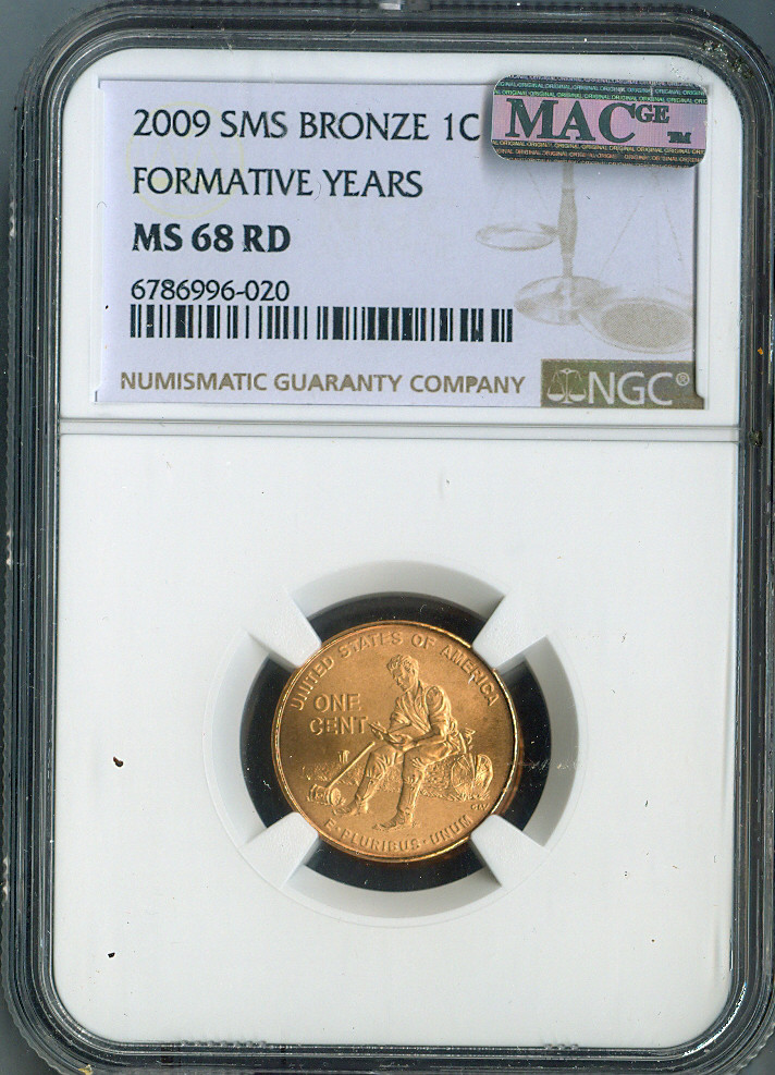 2009 Lincoln Cent Professional  Life NGC MS68 SMS RED Quality