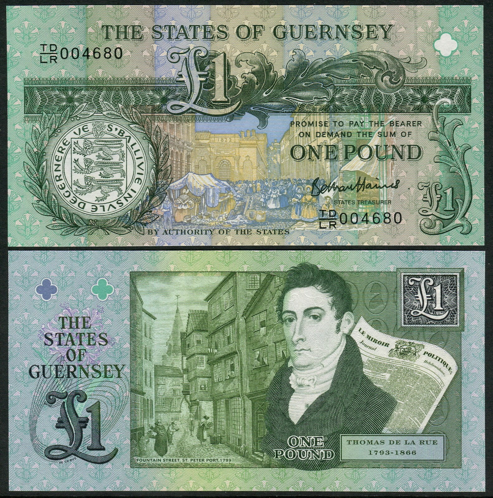 Guernsey 1 Pound 2013 P62 UNC - Commemorative