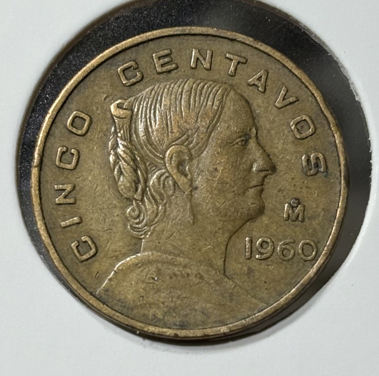 1960 Mexico 5 Centavos Five
