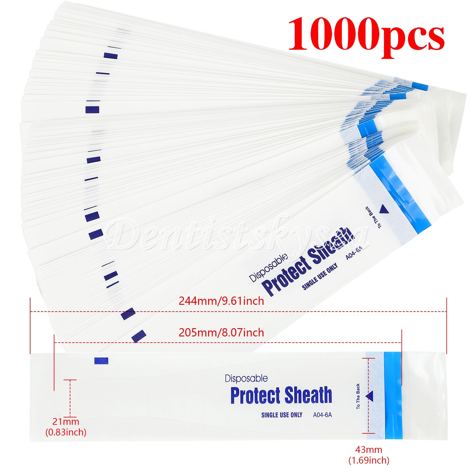 Dental Camera Sleeve/Sheath/Cover Disposable for intraoral Camera A04-6A