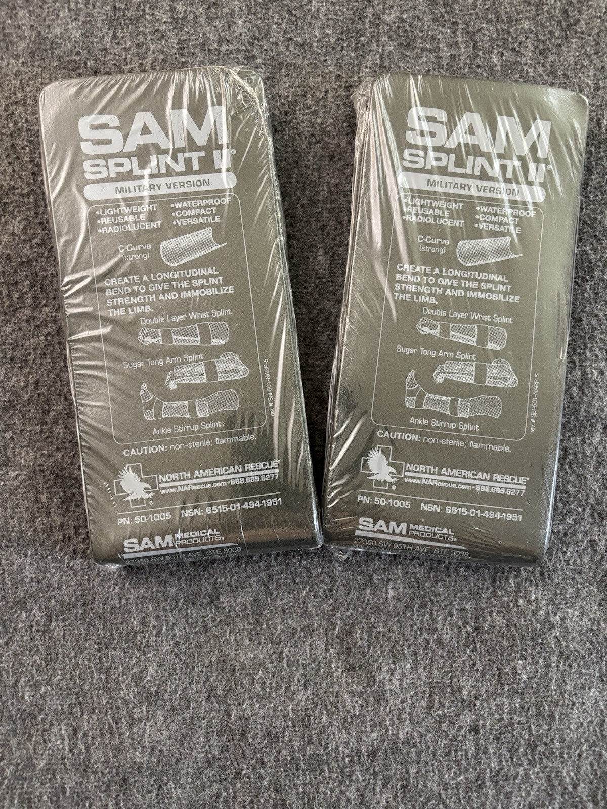 SAM Splint II Military Version Set