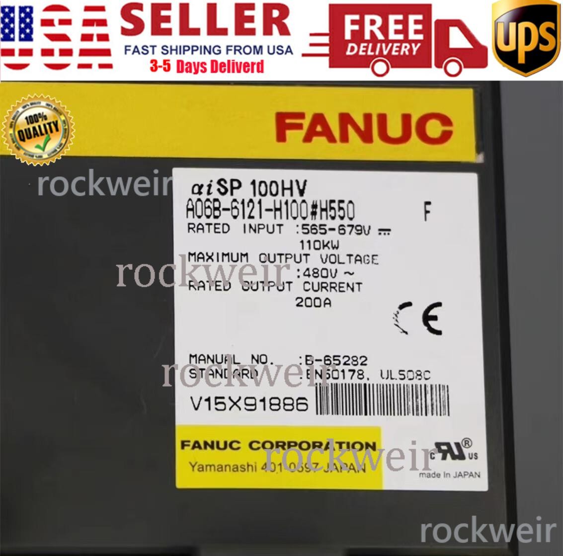 1PCS New FANUC A06B-6121-H100#H550 A06B6121H100#H550