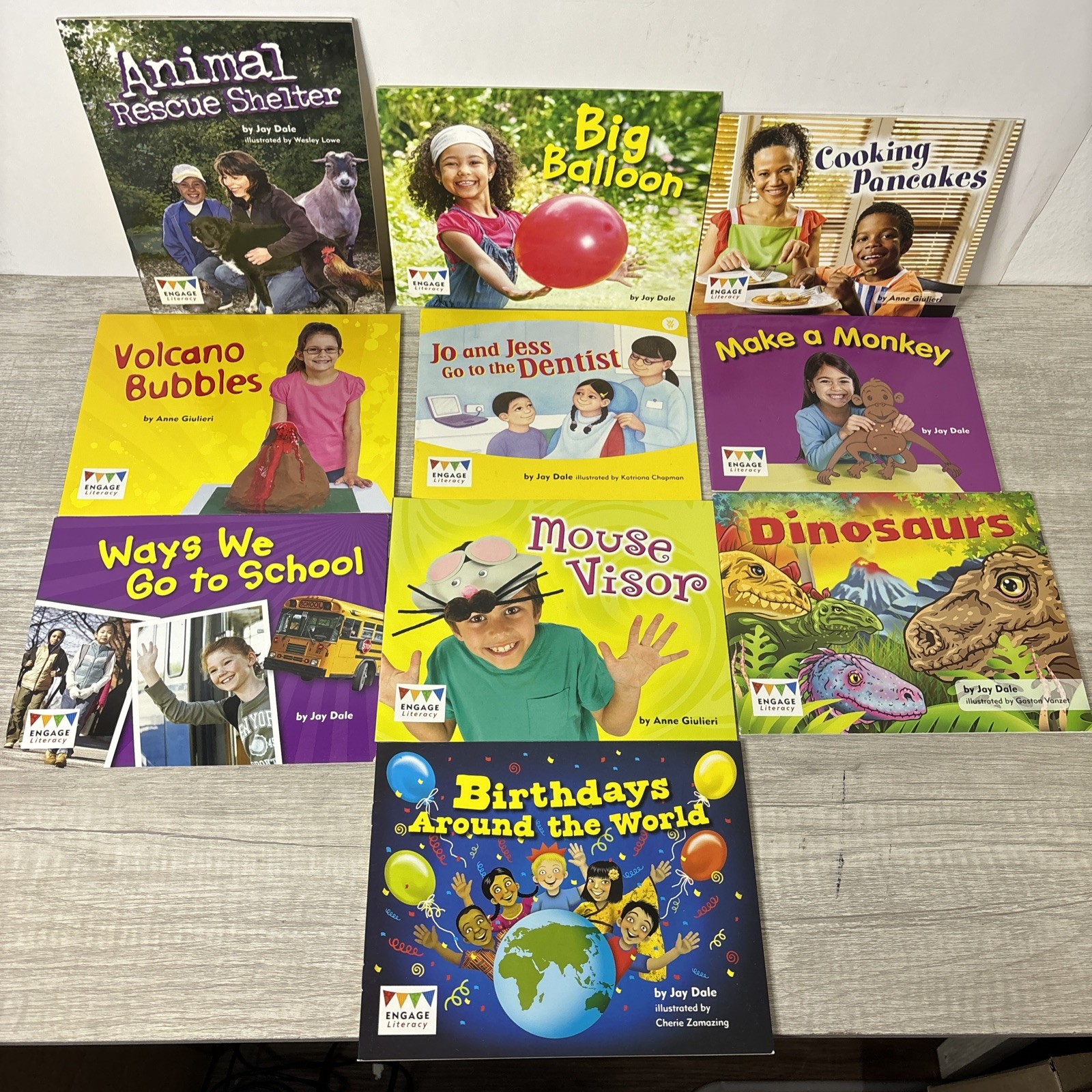 Lot of 10 Engage Literacy English Early Fluent/Fluent Children’s Learning Books