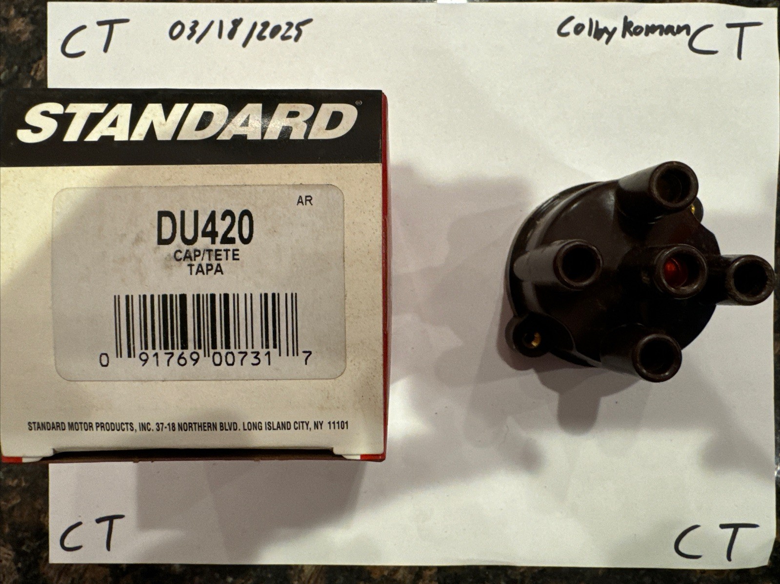 Distributor Cap Standard DU-420