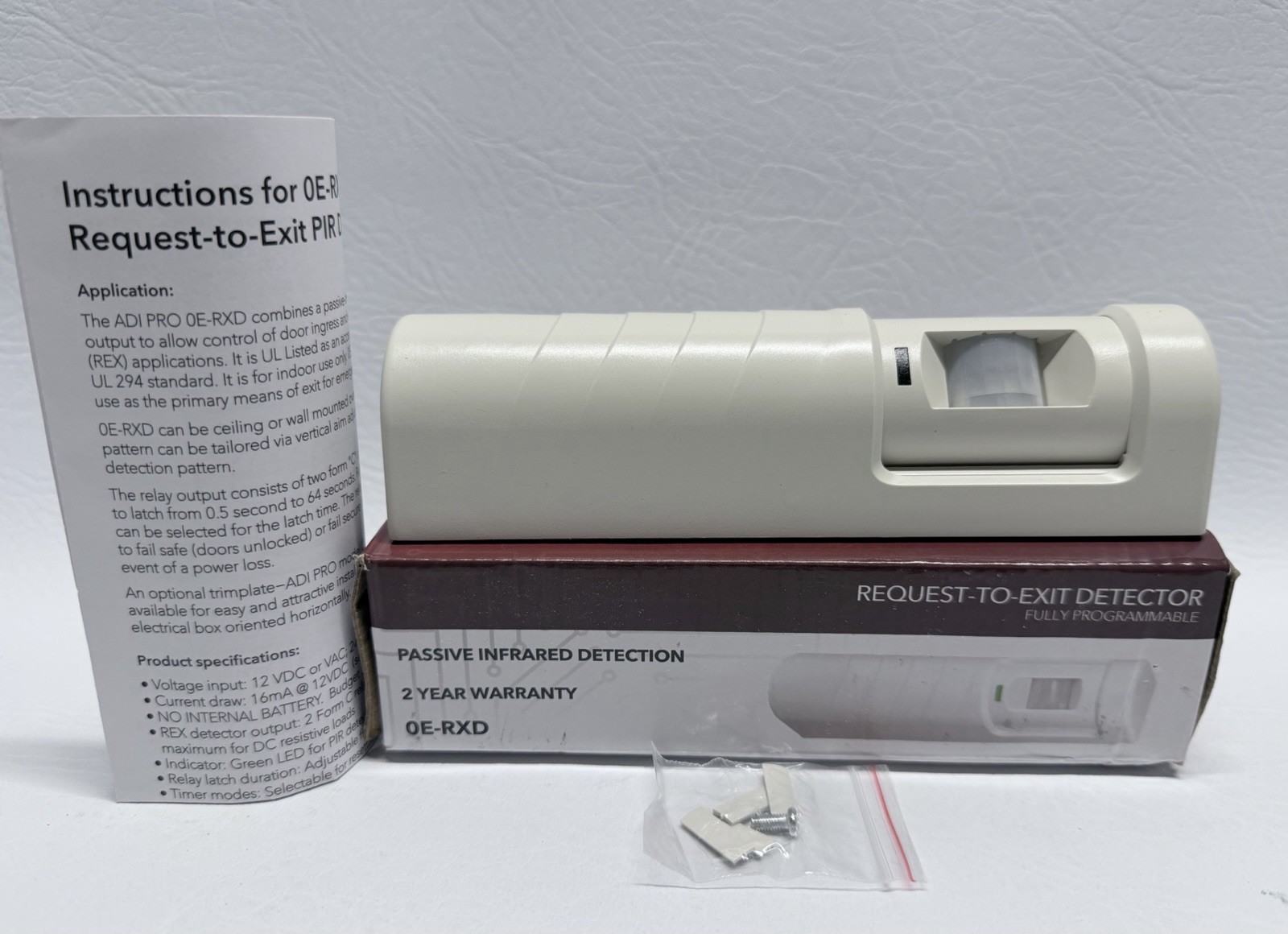 NEW ADI Pro 0E-RXD Request - Exit Detector