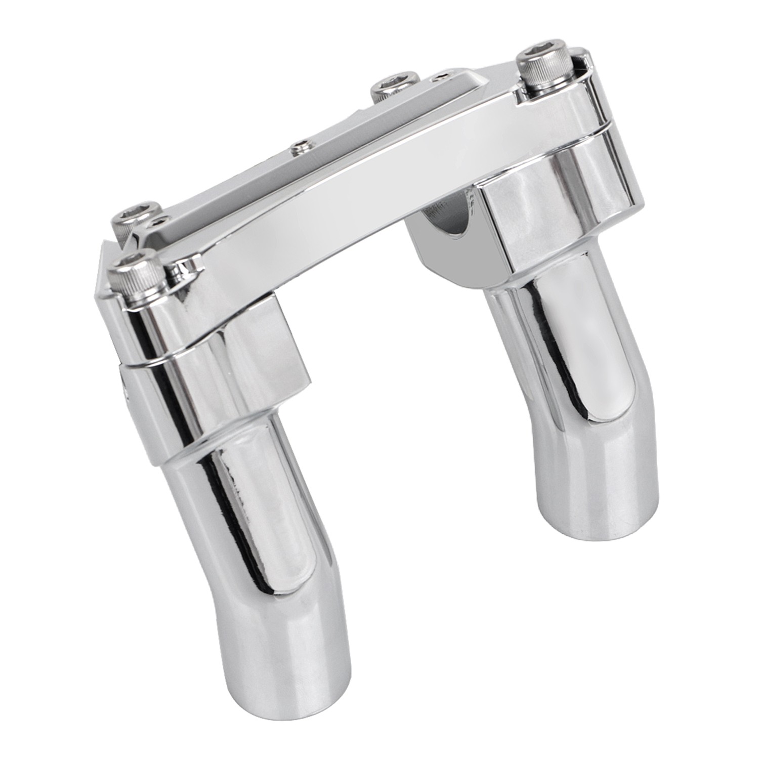 3.5" Pullback Aluminum Handlebar Riser Top Clamp For Harley Dyna Fat Boy FLSTF