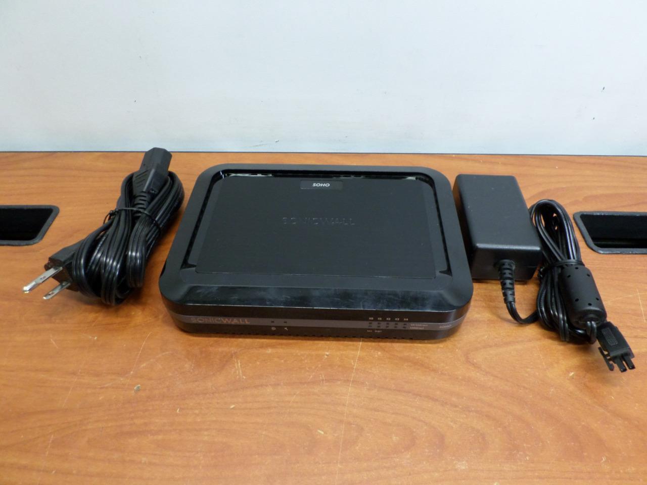 SONICWALL SOHO APL31-0B9 5-PORT FIREWALL WITH POWER ADAPTER