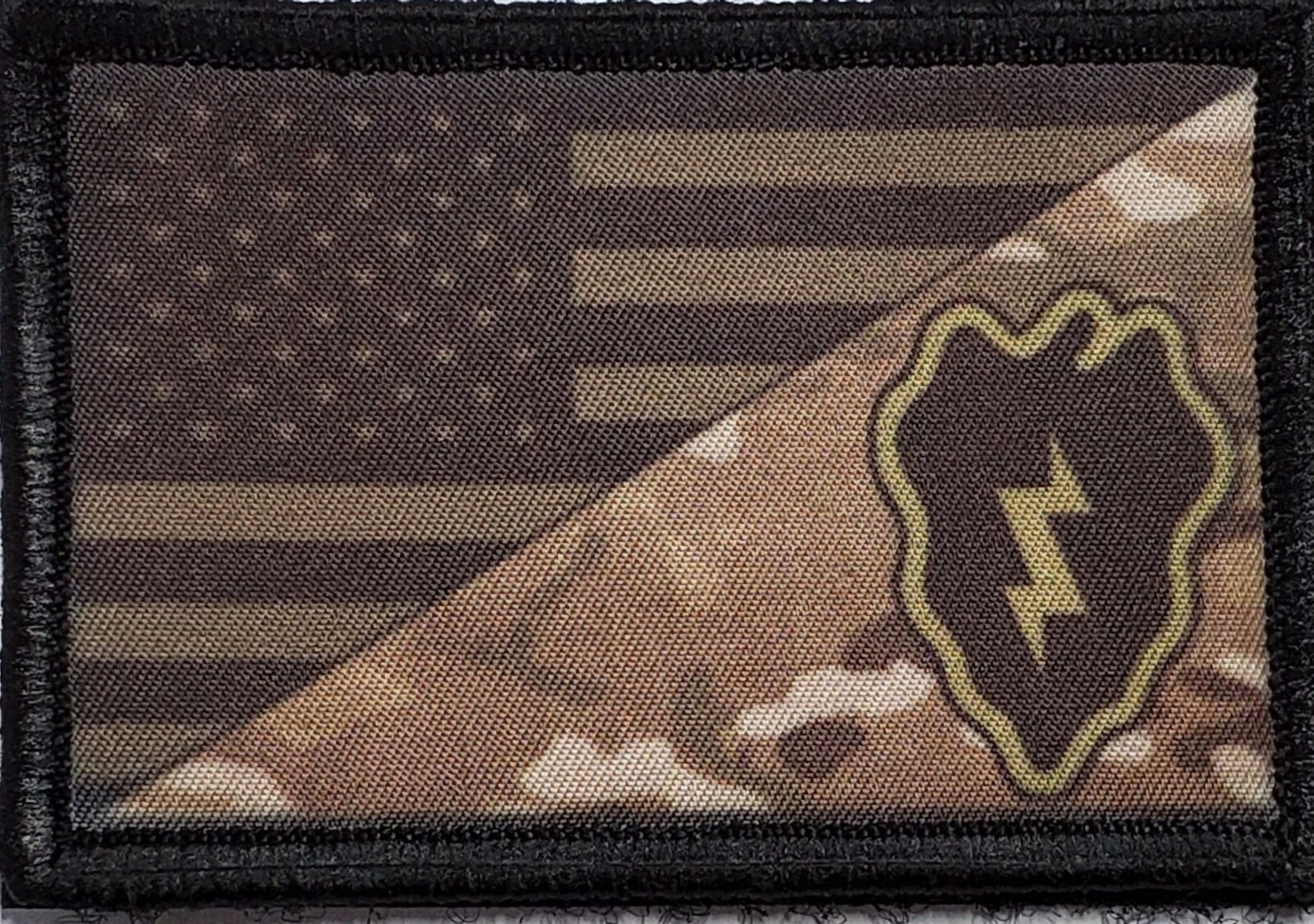 Subdued 25th Infantry Division USA Flag Morale Patch Tactical Army Tropic