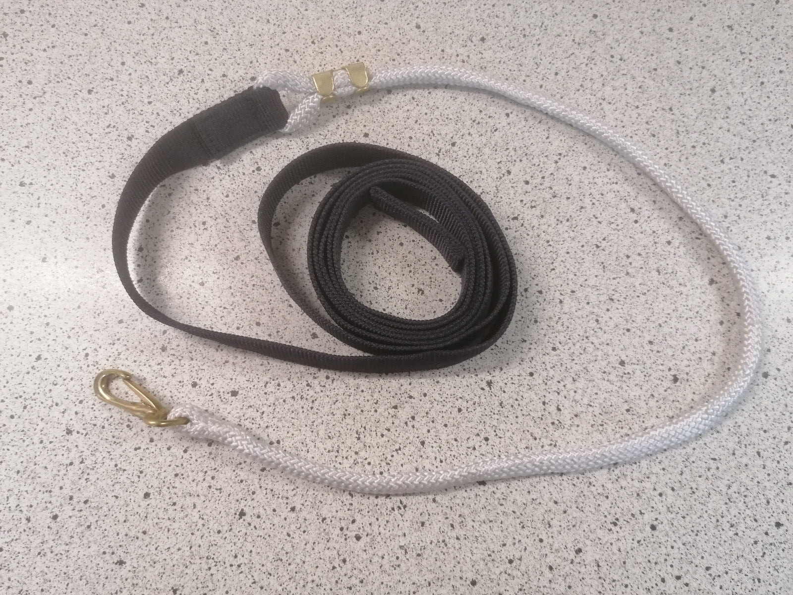 Slam leash lead rope groundwork training Linda Tellington Jones bl
