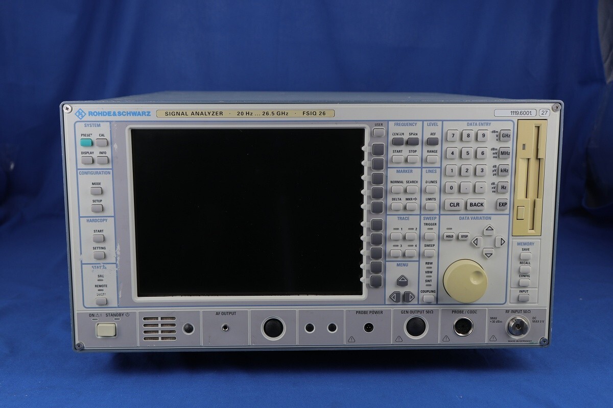 R&S FSIQ26 Spectrum Analyzer/ Signal Analyzer