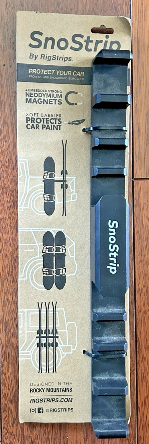 SnoStrip Magnetic by RigStrips Car Vehicle Protector for Skis & Snowboards New