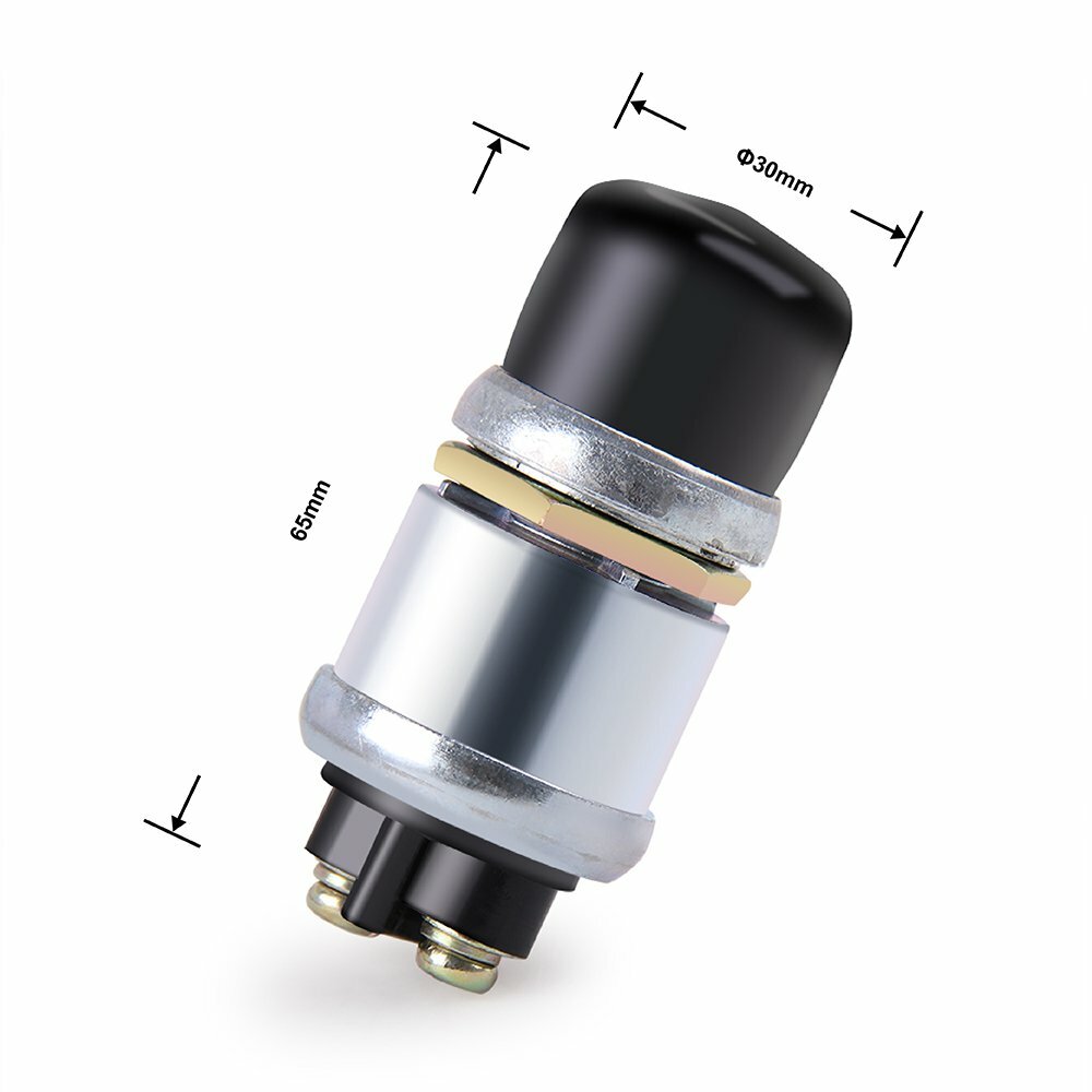 2x 50A Push Button Momentary Starter Ignition Switch On-Off SPST 12V For Marine