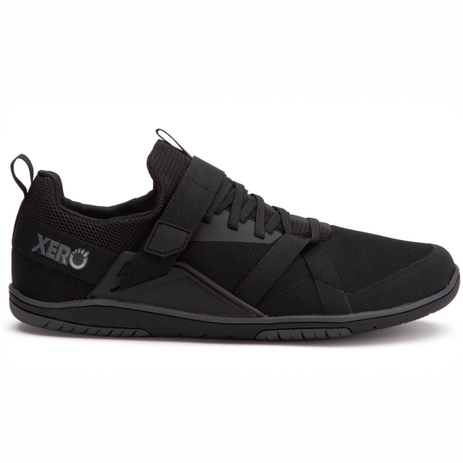 XERO Forza Trainer Men's Black Minimalist Barefoot Hiit Lifting Training Shoes