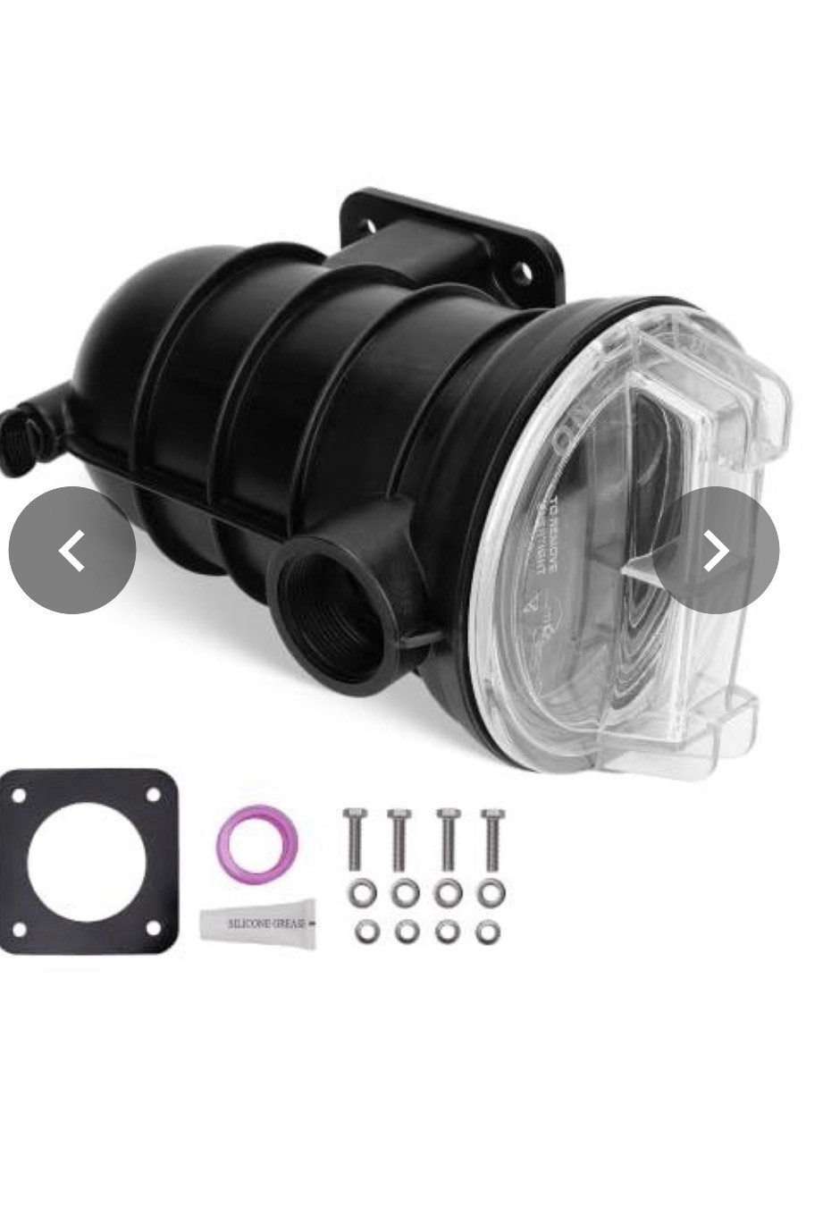 Orvex Complete 5" Pool Pump Strainer Trap Kit Replacement for Pentair