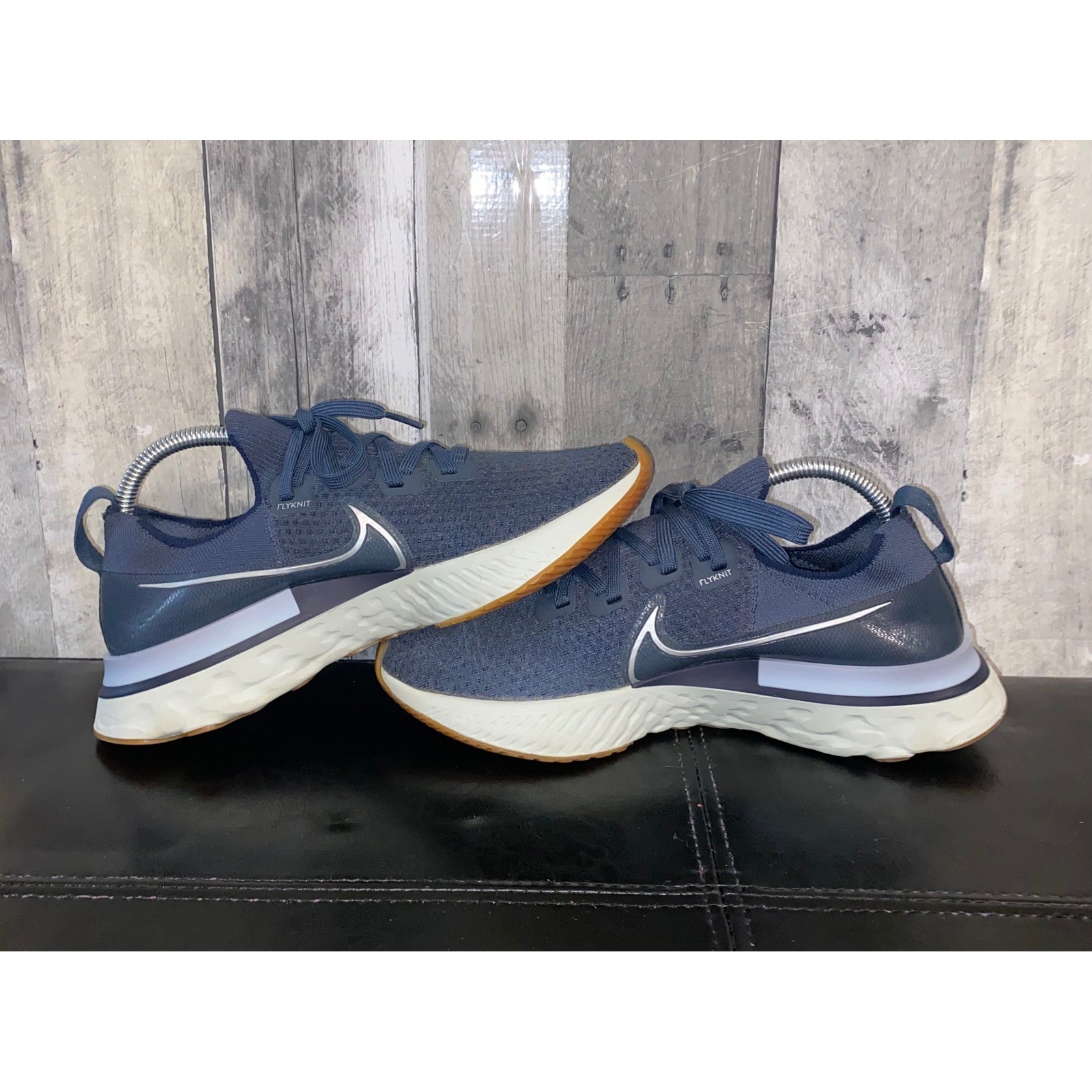 Nike React Infinity RunFlyknit Running Walking Shoes Navy Blue Men Size 8 ~READ
