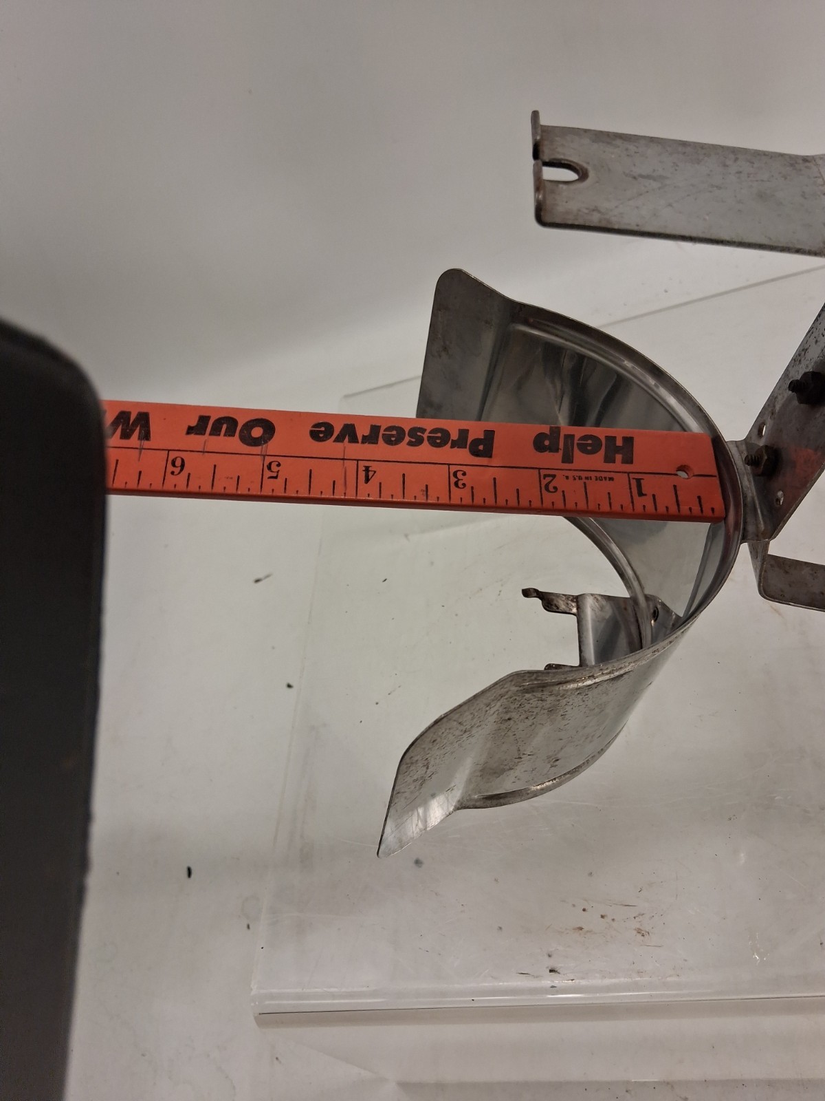 Vintage Coleman 200a Red Handled Lantern Reflector Heat Shield Only