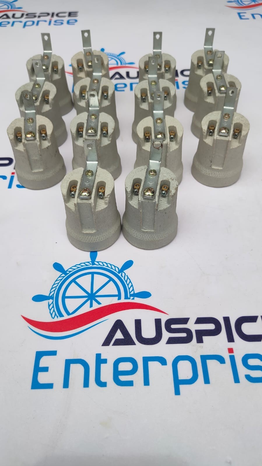 EDISON SCREW E27 ES CERAMIC SOCKET BULB HOLDER & FIXING BRACKET FOR HEAT  LOT