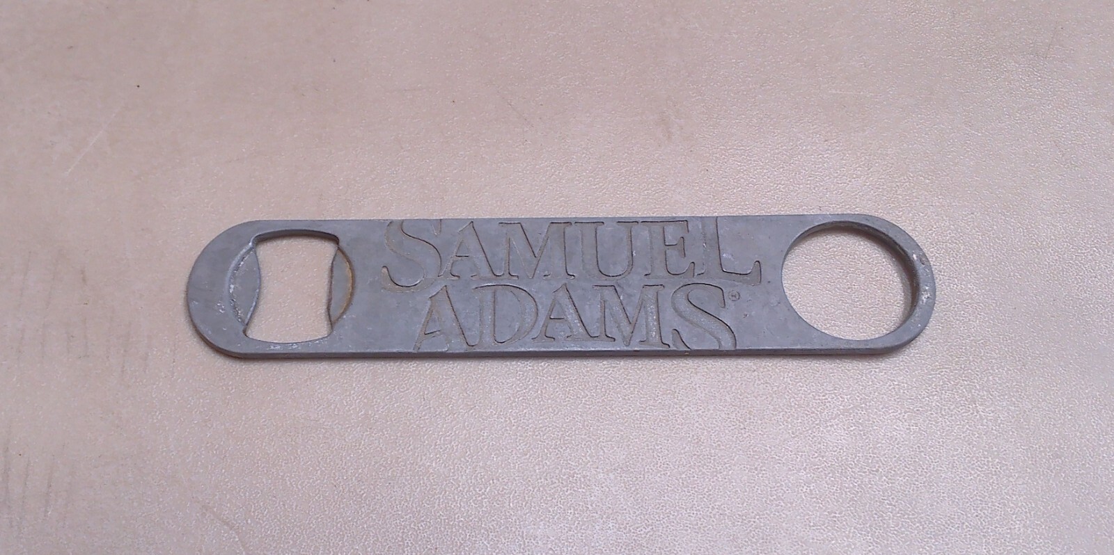 Samuel Adams Beer 7” Long Bartender Pewter Paddle Bottle Opener