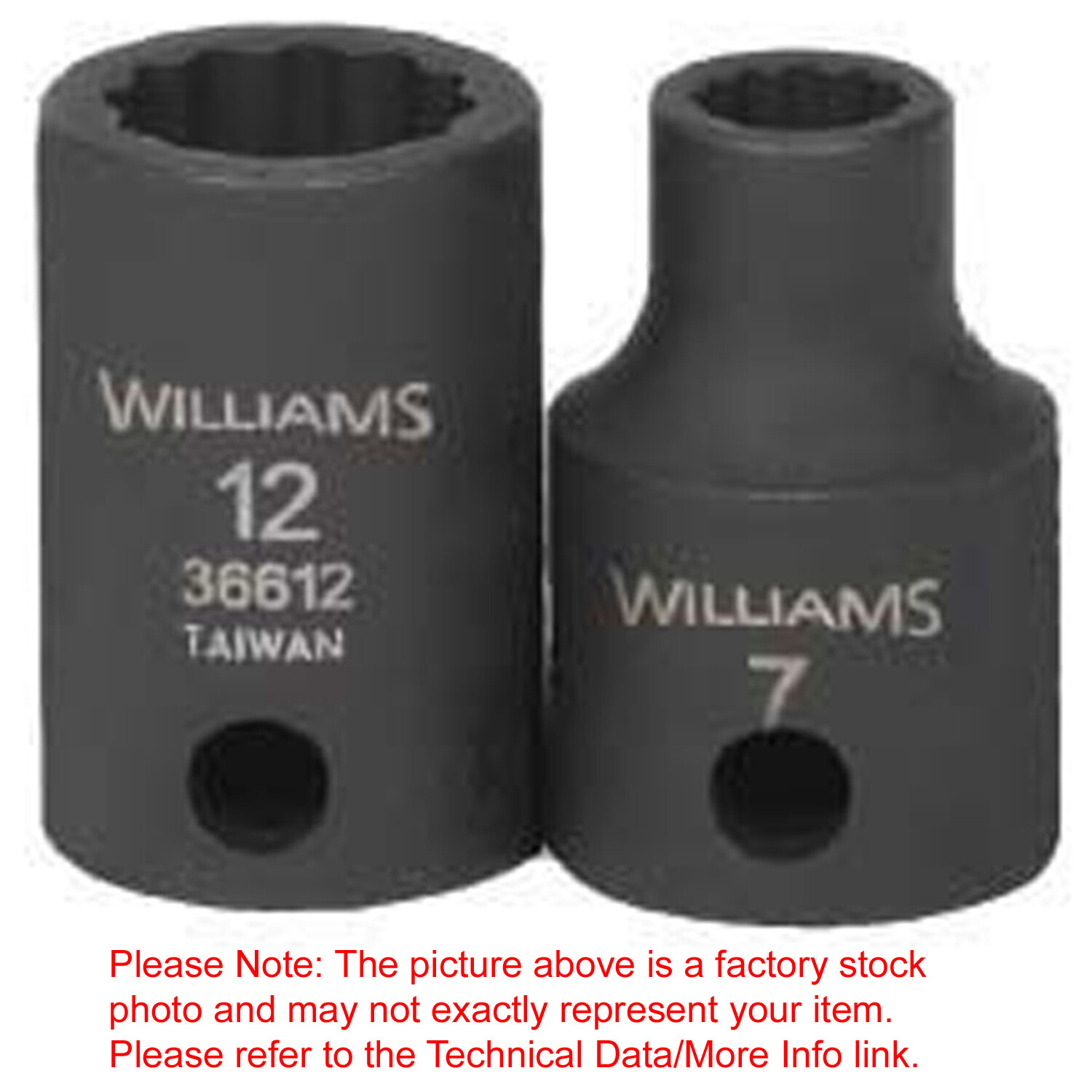 9mm 12Pt Impact Shallow 3/8"Drive Supertorque Black Industrial Socket 36609