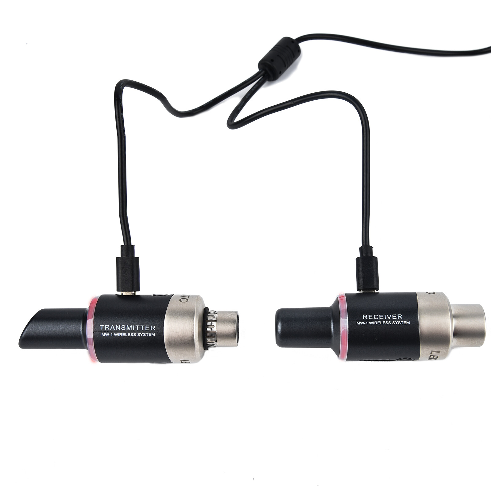 LEKATO Dynamic XLR Transmitter Receiver Wireless Mic System for Stage, 4 Channel