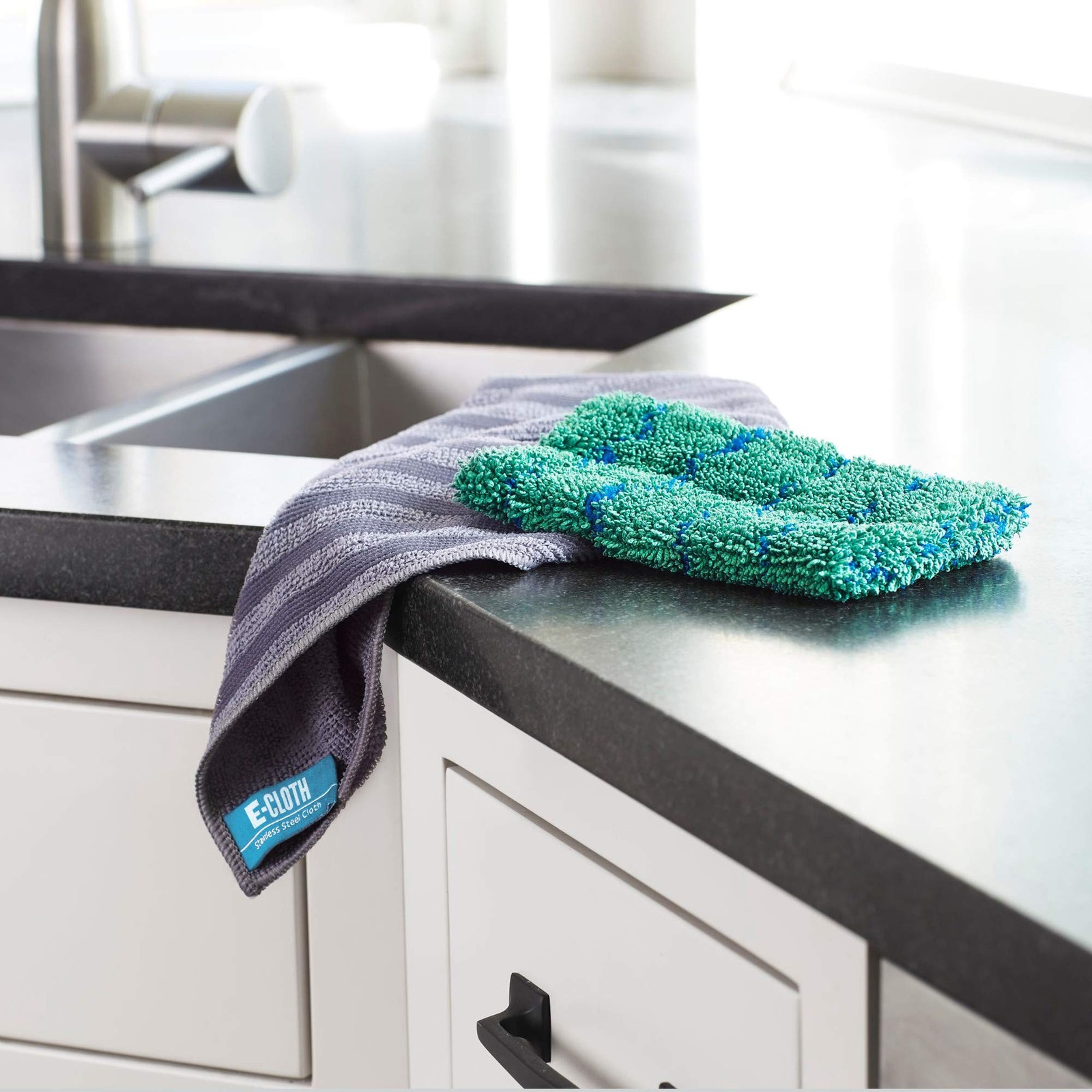 E-Cloth Kitchen Dynamo, Premium Microfiber Non-Scratch Kitchen Dish Scrubber ...