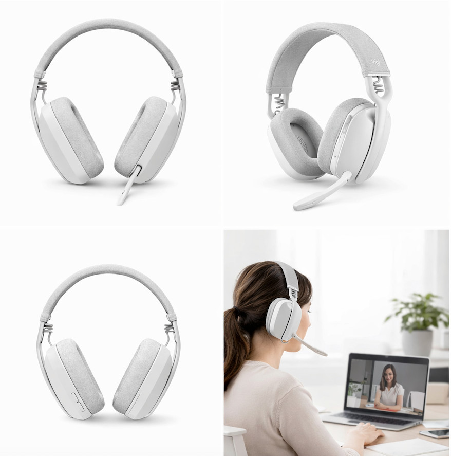 Logitech Zone Vibe 100 Wireless Headphones – NEW (Retail Box)
