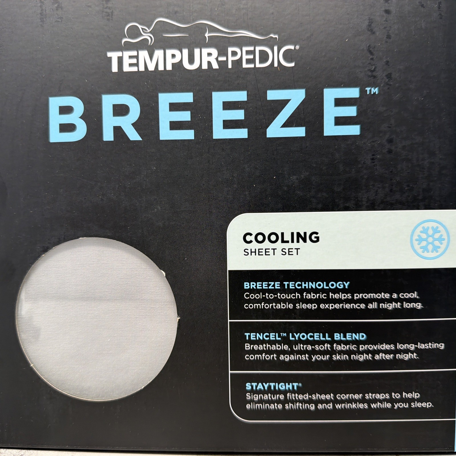 Tempur-pedic Tempur Breeze Sheet Set -- Size, Split King -- Color, Graphite Gray