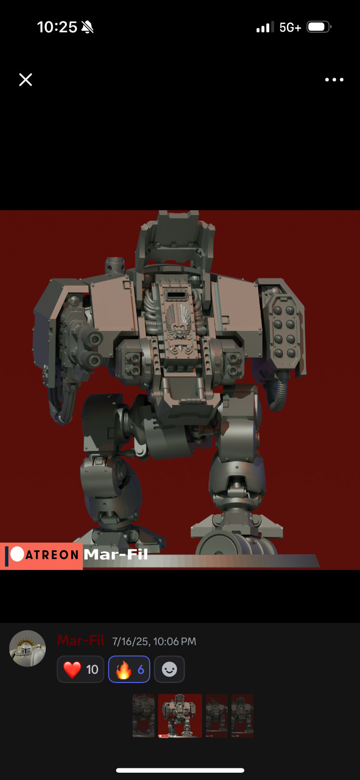 Grimdark Dreadful Ballistic Robot