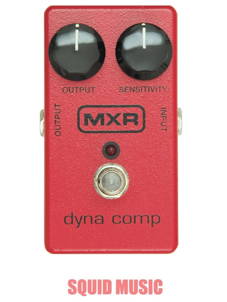 MXR M-102 Dyna Comp Compressor Guitar Effects Pedal M102 ( 2 MXR PATCH CABLES )
