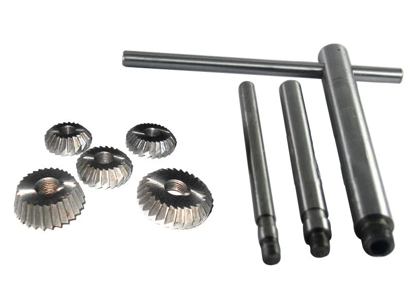 5 Pcs Valve Seat & Face Cutter Set In Carbon Steel
